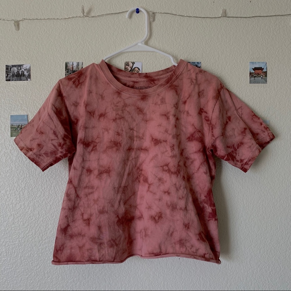 Cropped Tie Dye Shirt